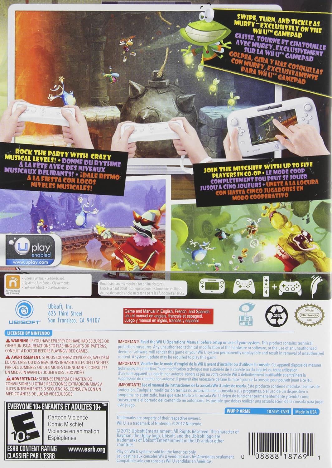Rayman Legends - Wii U