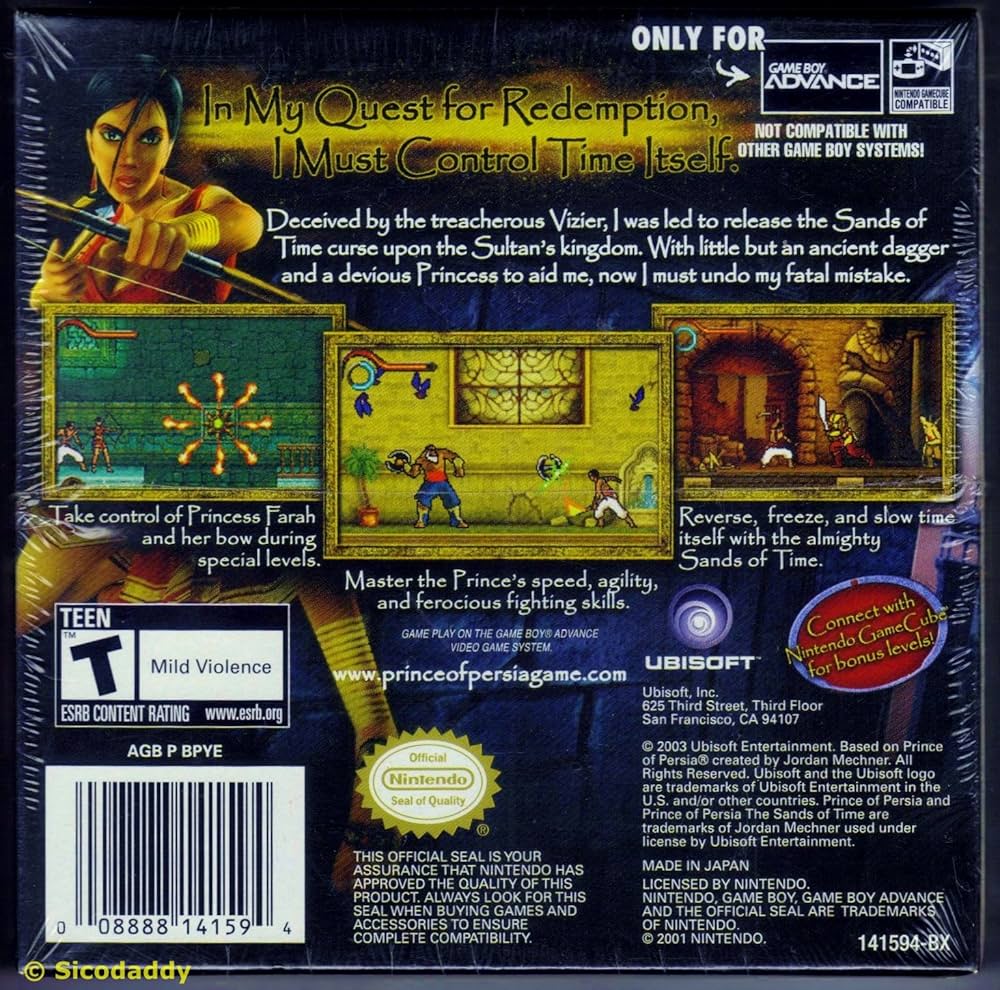 Prince of Persia: The Sands of Time - Game Boy Advance