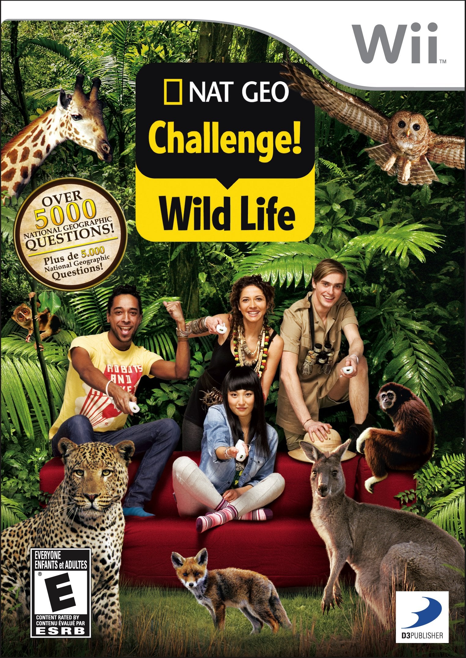 Nat Geo Challenge! Wild Life - Wii