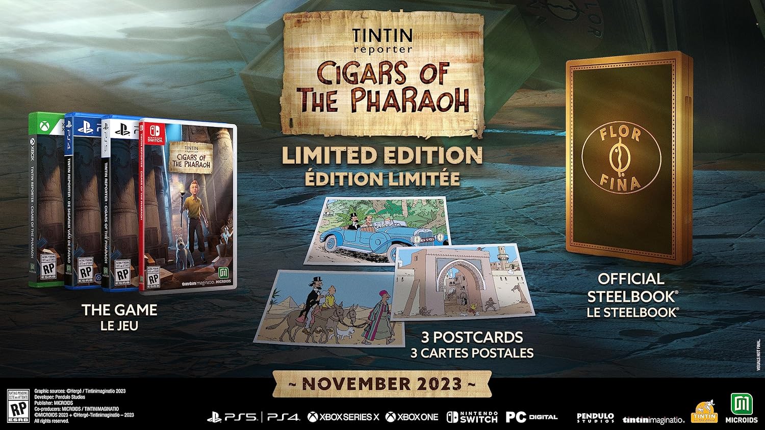 Tintin Reporter: Cigars of the Pharaoh - Limited Edition - PlayStation 5