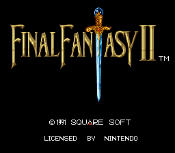 Final Fantasy II - Super Nintendo