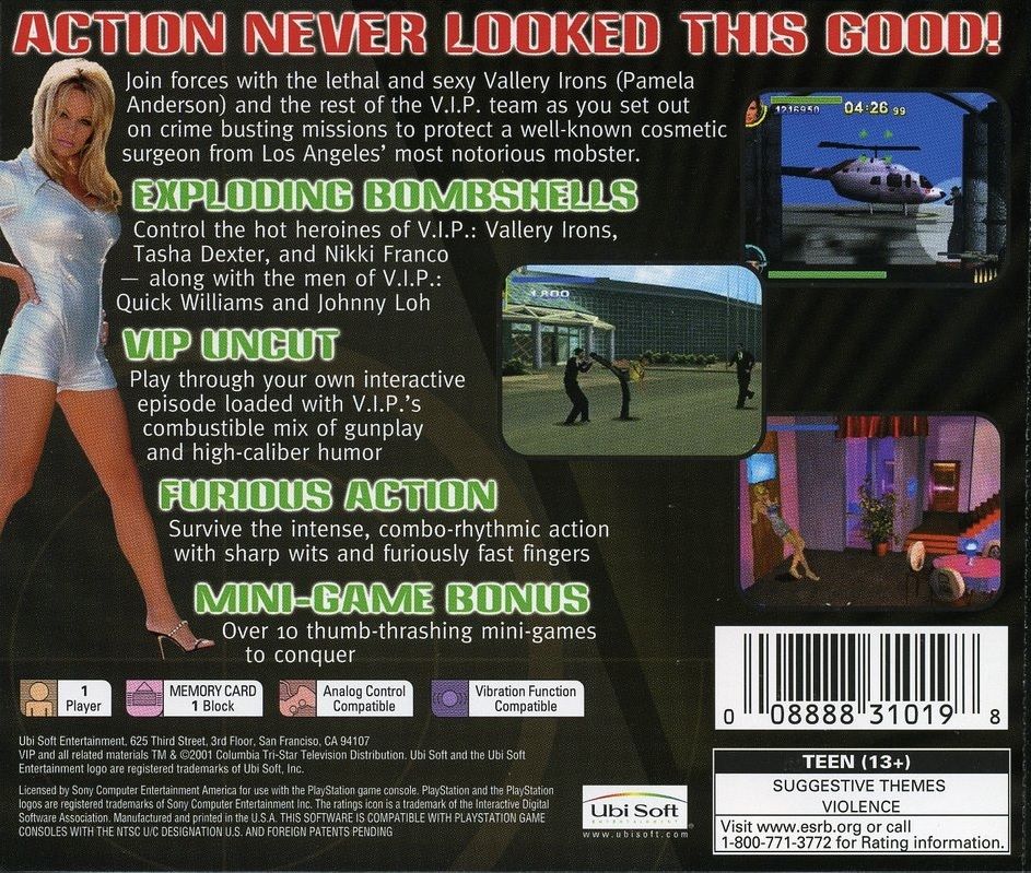 VIP: Starring Pamela Anderson - PlayStation