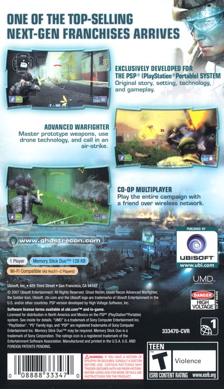Tom Clancy's Ghost Recon: Advanced Warfighter 2 - PSP