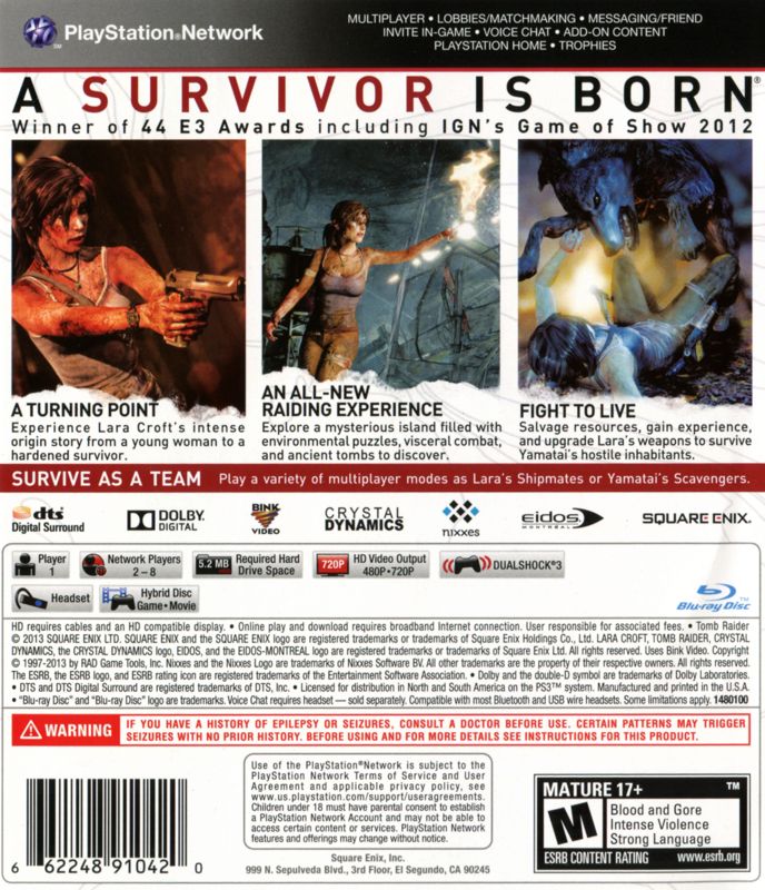 Tomb Raider - PlayStation 3