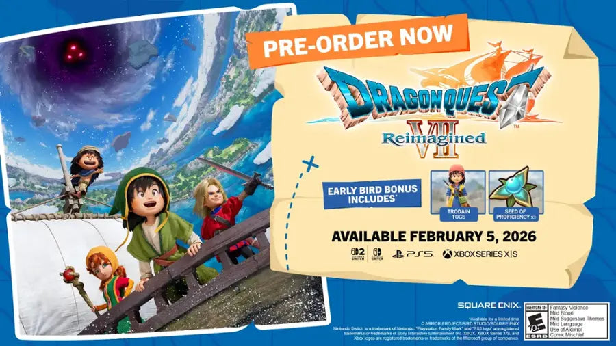 Dragon Quest VII Reimagined - Nintendo Switch 2