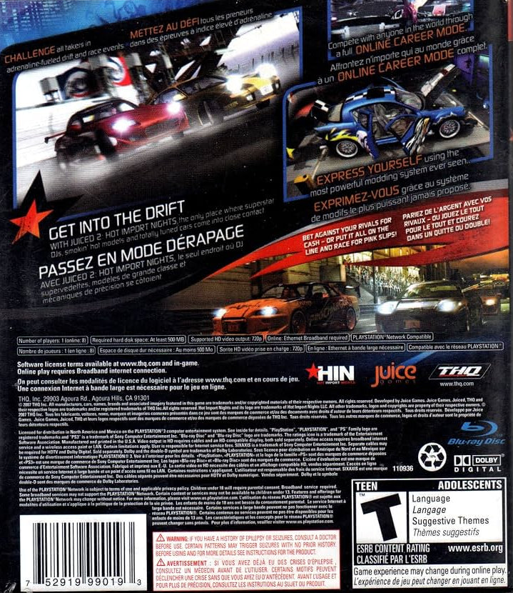 Juiced 2: Hot Import Nights - PlayStation 3