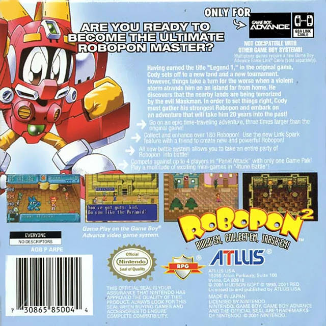 Robopon 2: Ring Version - Game Boy Advance