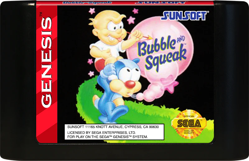 Bubble and Squeak - SEGA Genesis