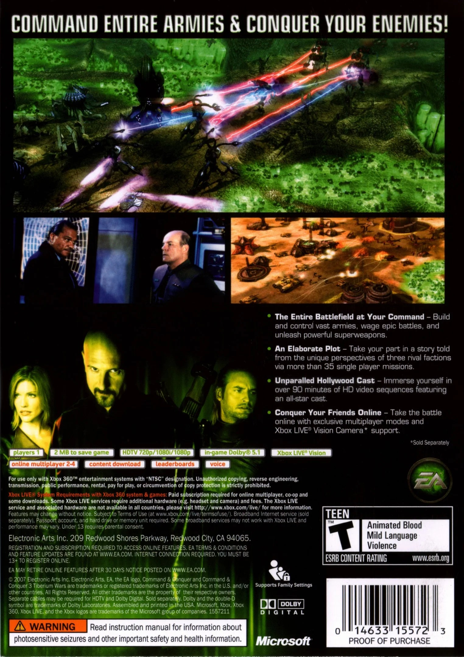 Command & Conquer 3: Tiberium Wars - Xbox 360