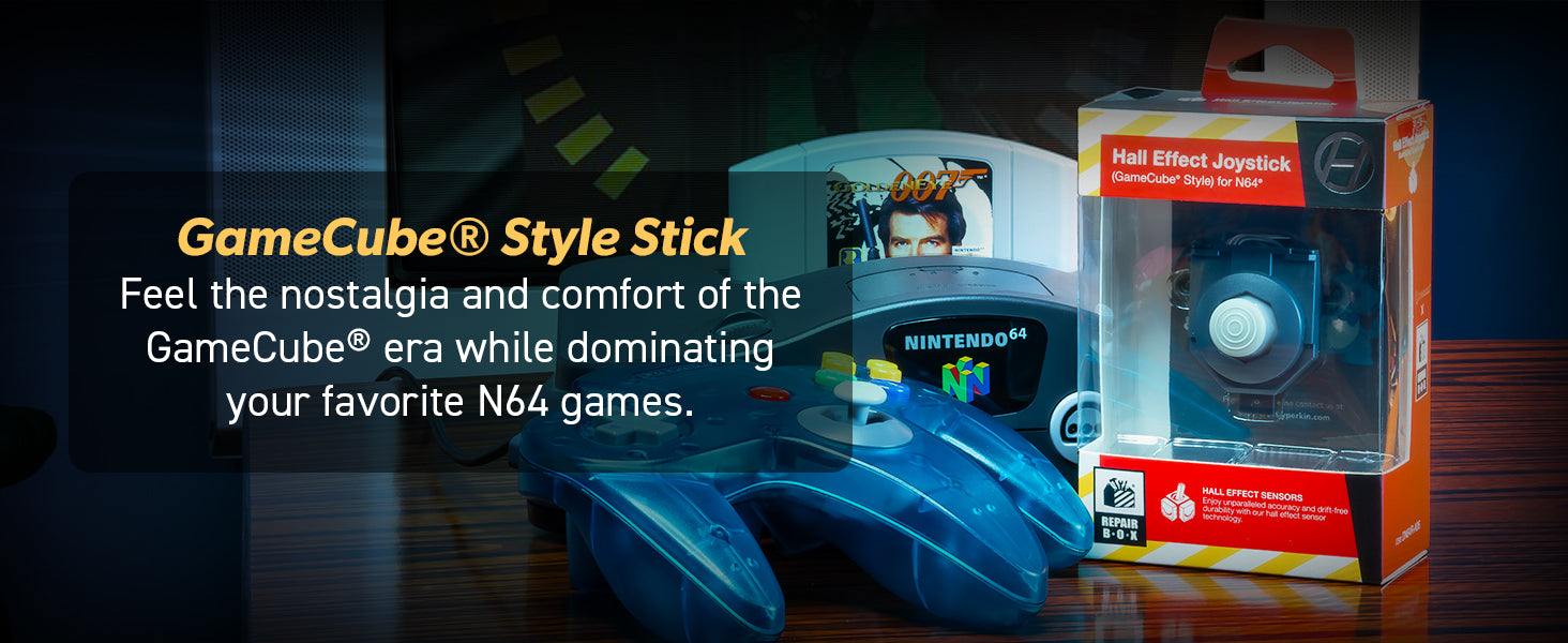Hall Effect Joystick Module (GameCube Style) for N64