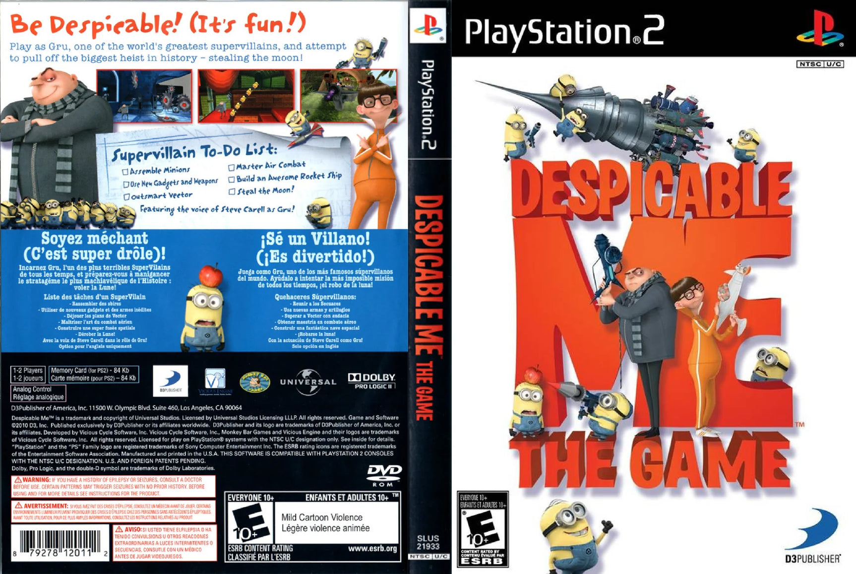 Despicable Me - PlayStation 2