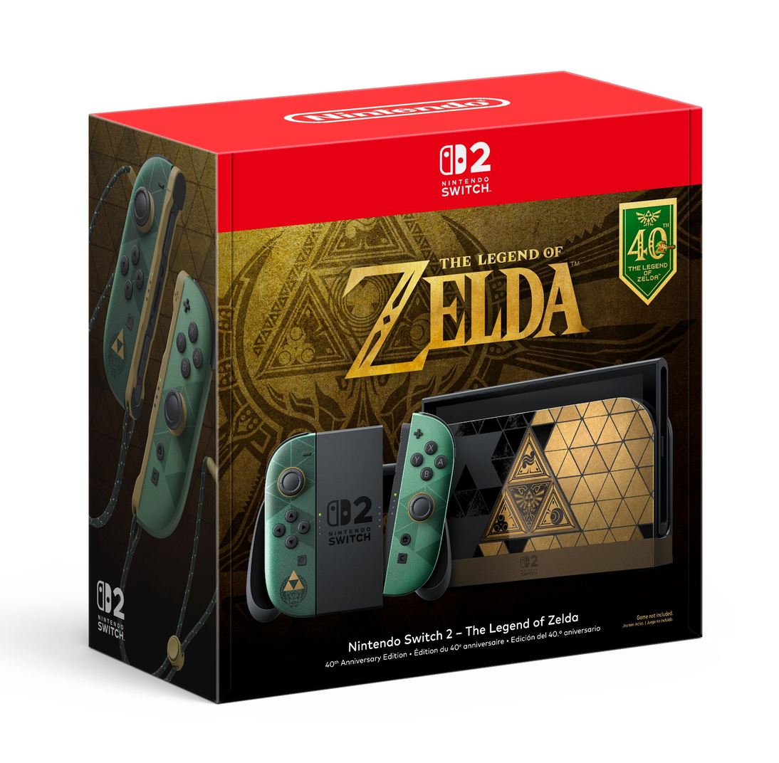 Nintendo Switch 2 Console - The Legend of Zelda 40th Anniversary Edition