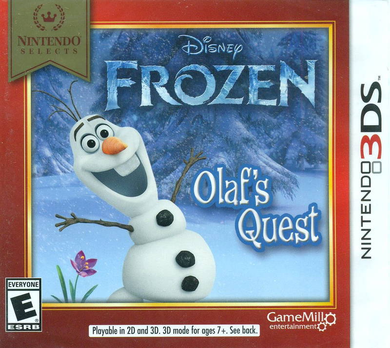 Frozen: Olaf's Quest (Nintendo Selects) - Nintendo 3DS