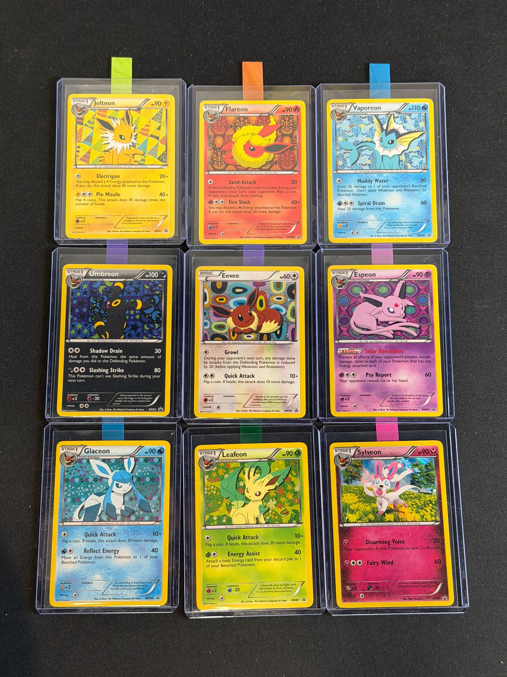 Eeveelution BW Promo Set COMPLETE