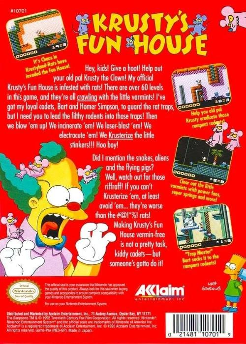 Krusty's Fun House - NES