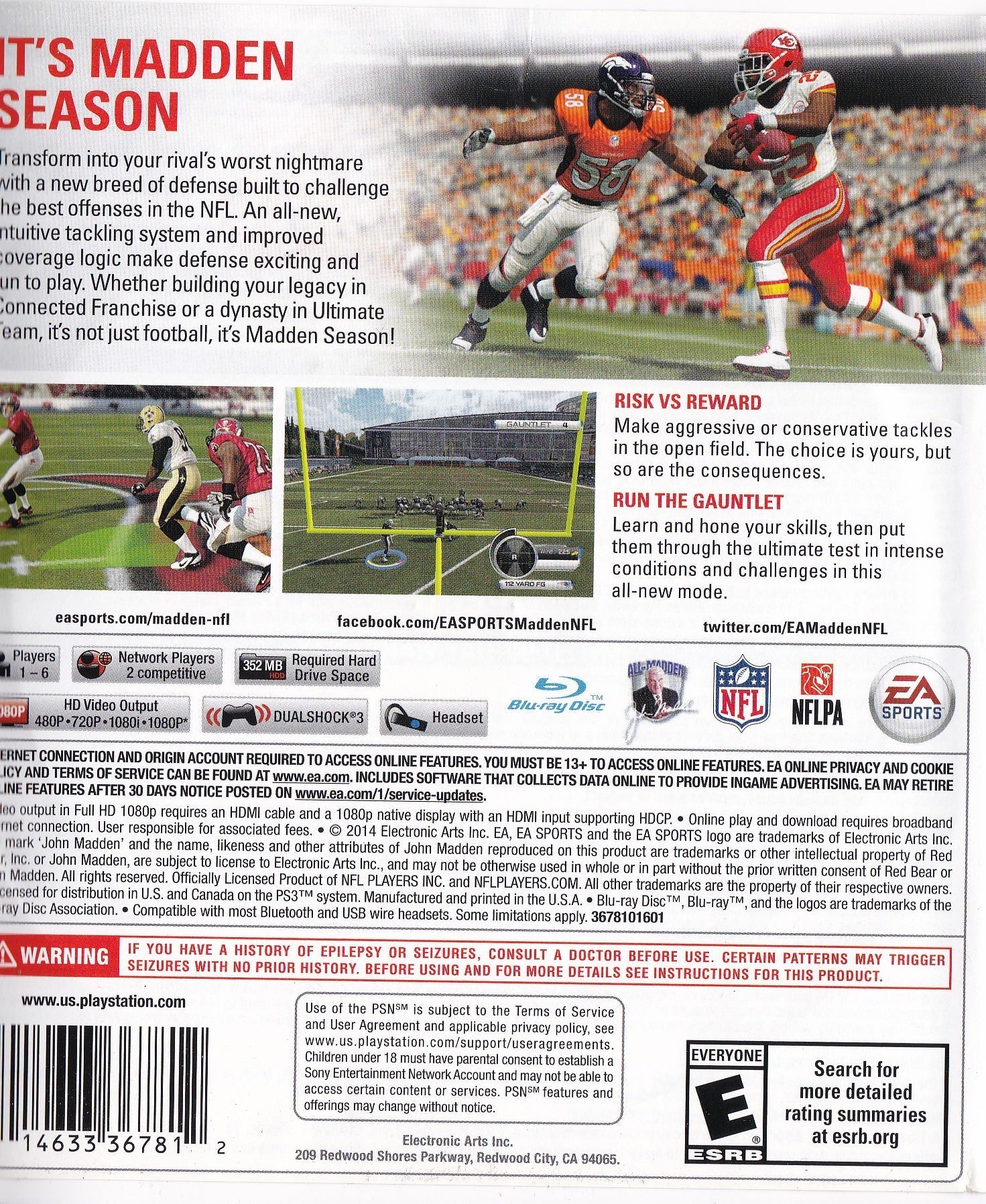Madden NFL 15 - PlayStation 3