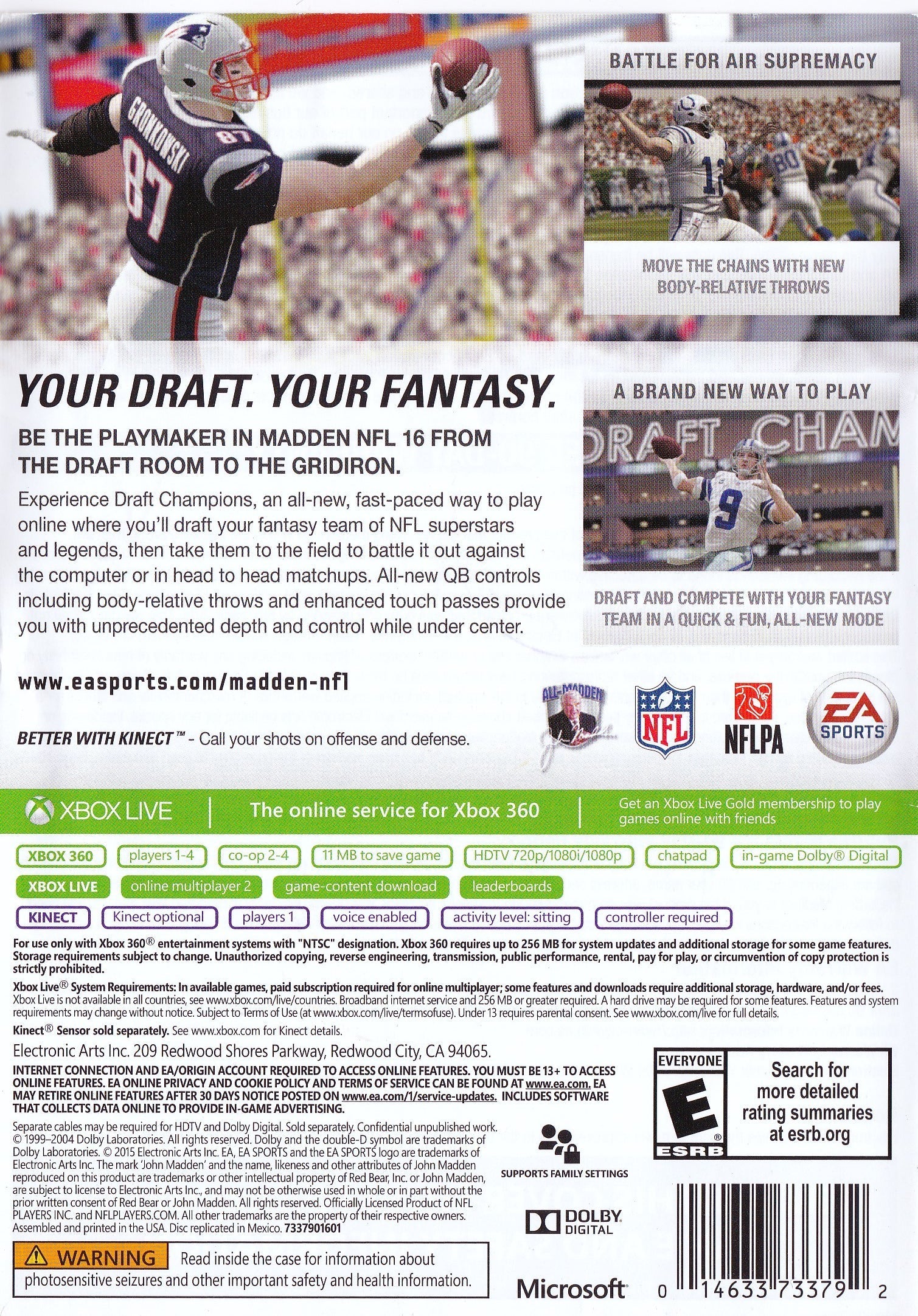 Madden NFL 16 - Xbox 360