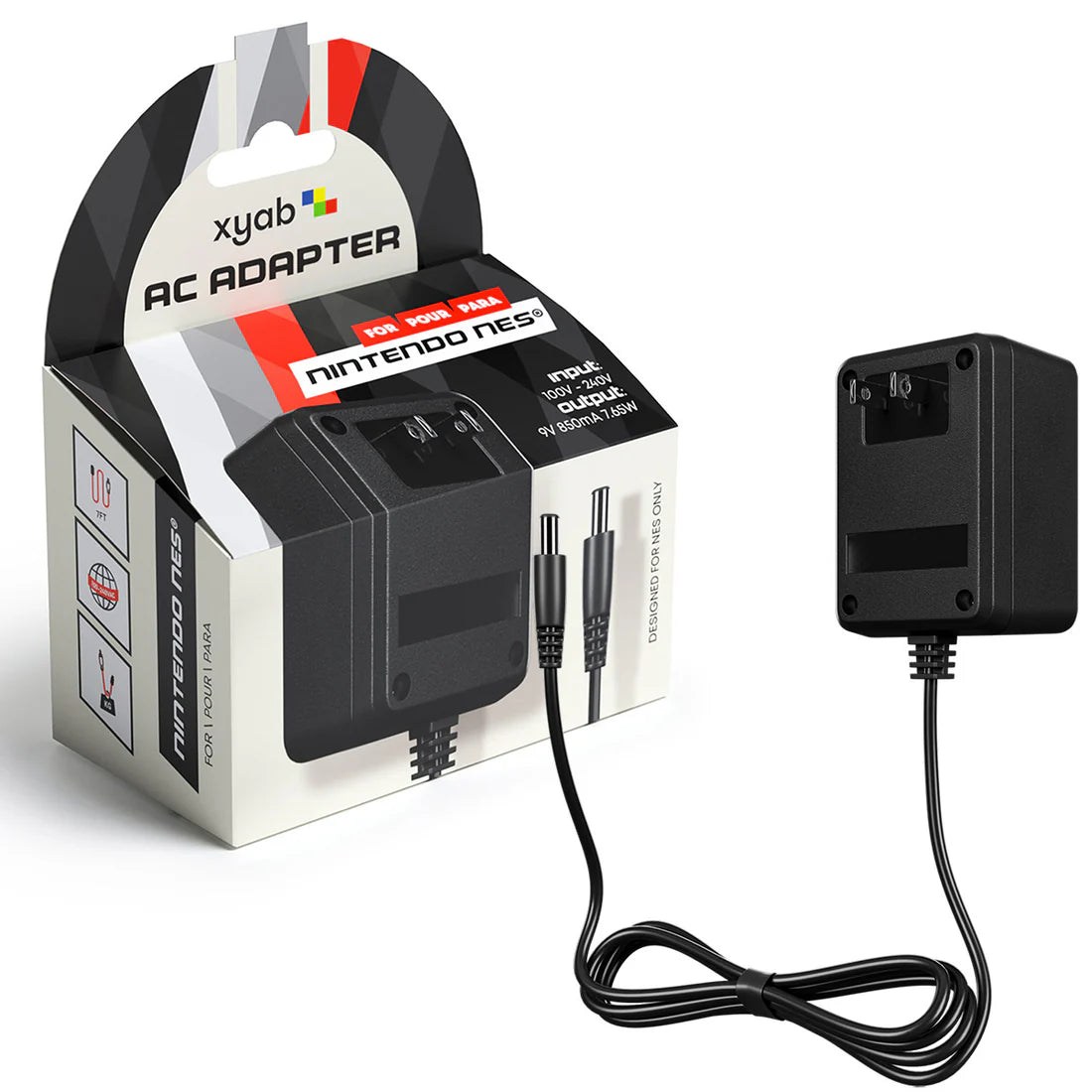 AC Adapter Power Supply for Nintendo NES
