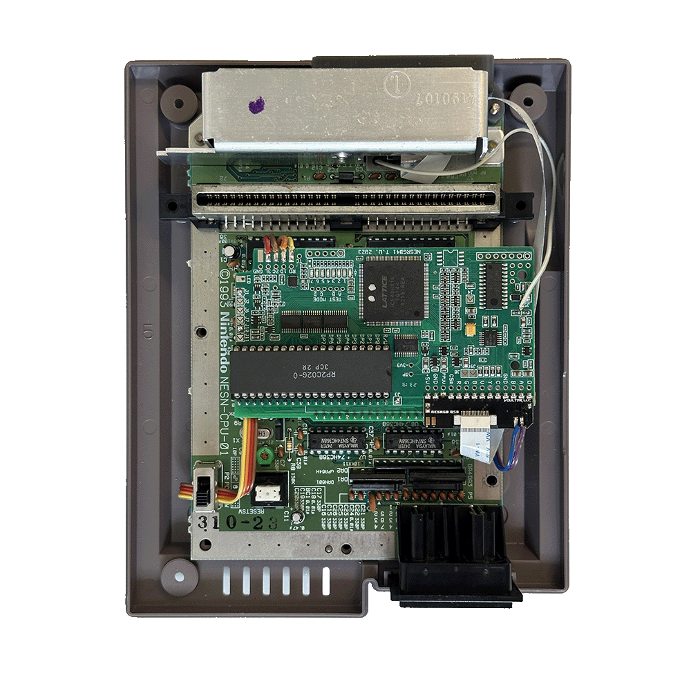 Nintendo NES "Top Loader" Console With Tim Worthington NESRGB Kit Pre-installed