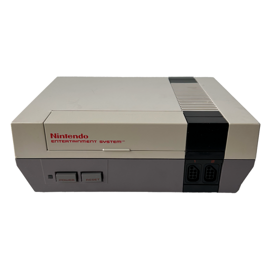 Front of the original Nintendo NES console