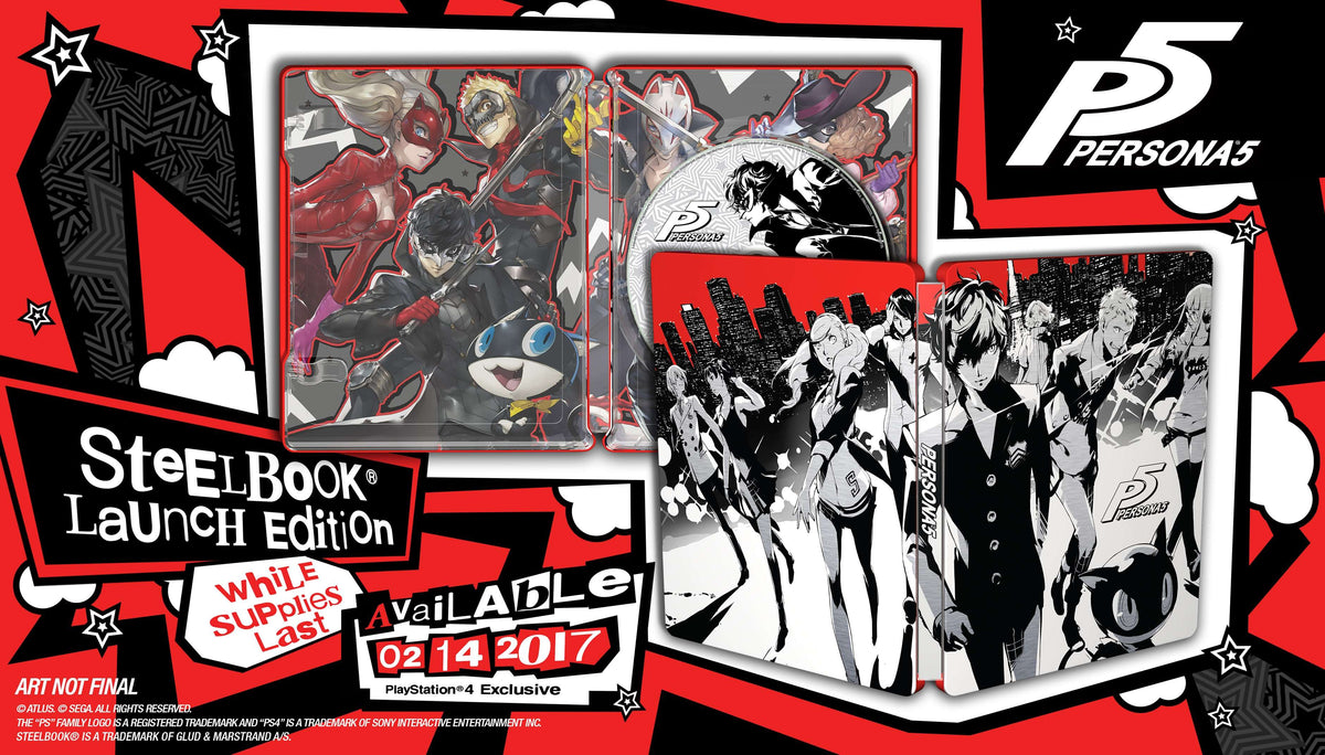 Persona 5 Steelbook Edition - PlayStation 4