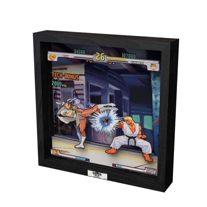 Street Fighter III: 3rd Strike: Moment #37 - 9"x9" Shadow Box Art