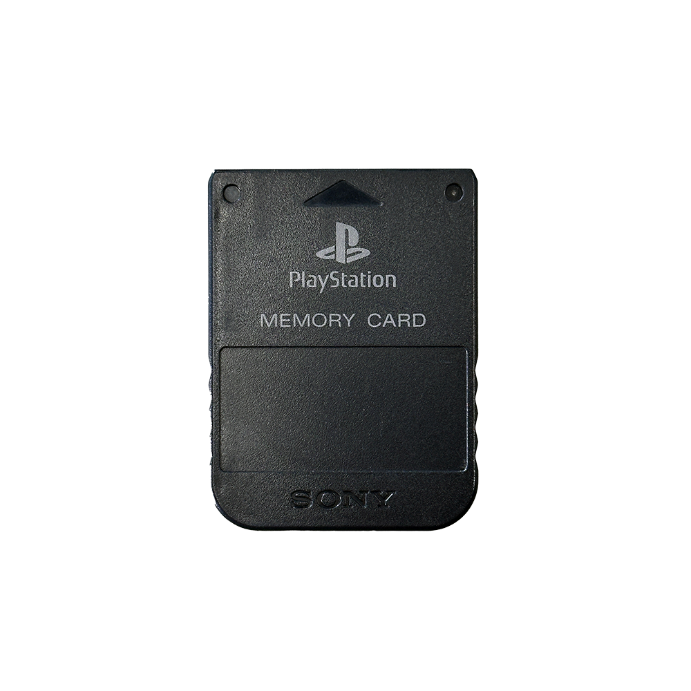 Official PlayStation 1 Memory Card - Black