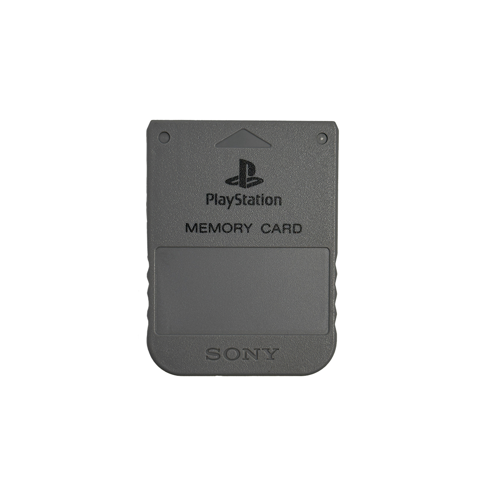Official PlayStation 1 Memory Card - Gray