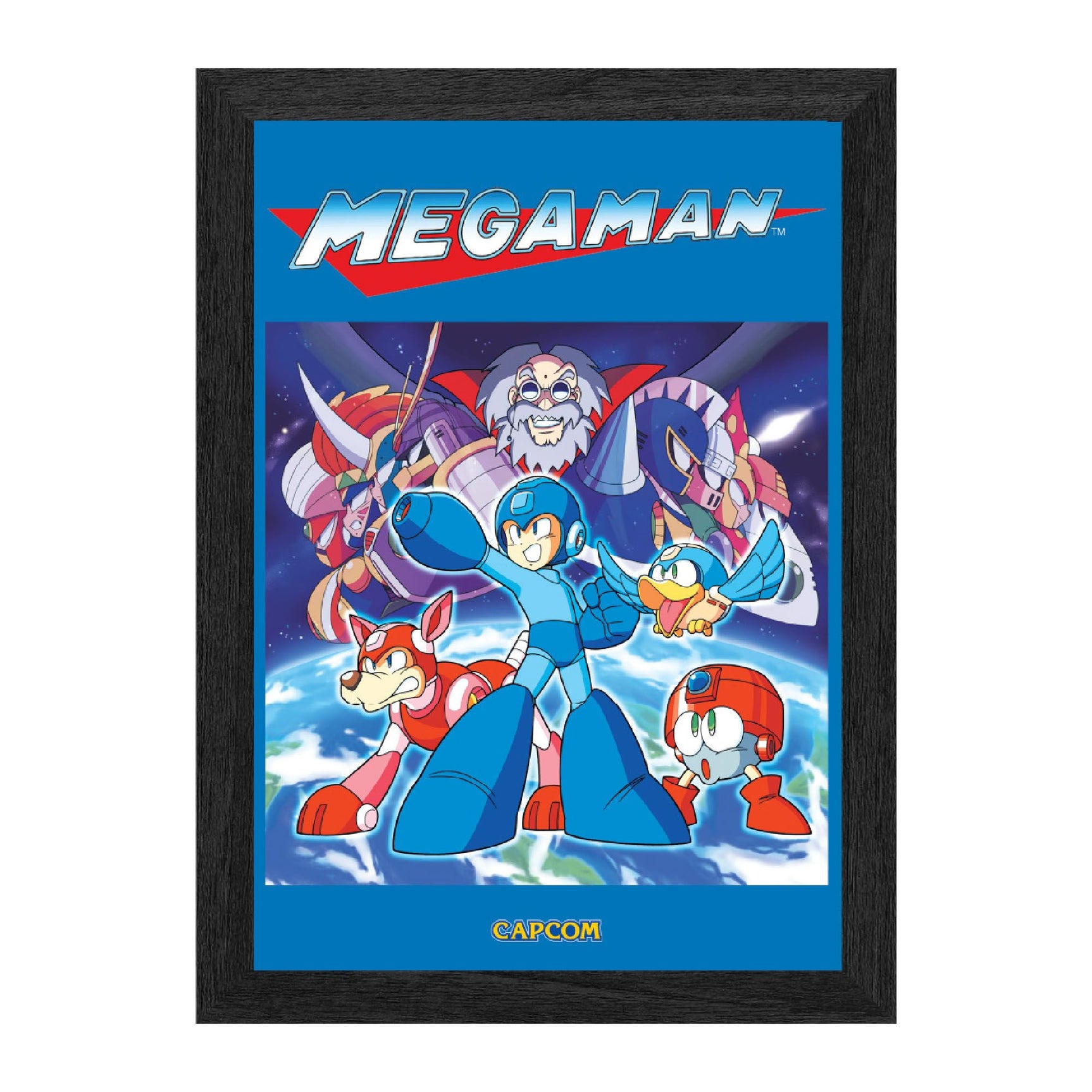 Mega Man 6 - Mr. X - 10" x 12" 3D Lenticular Motion Art