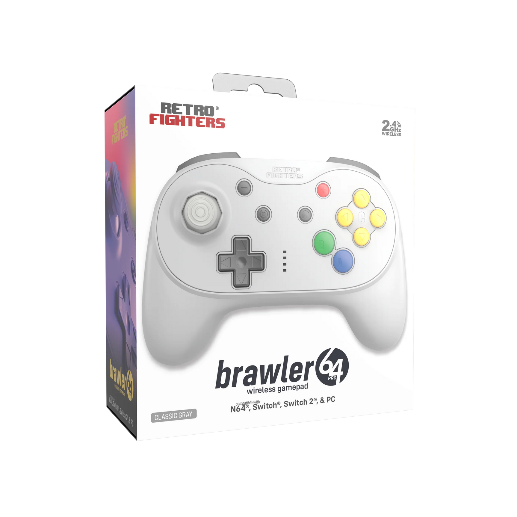 Brawler64 Pro Series Controller for Nintendo 64, Switch, Switch 2, PC