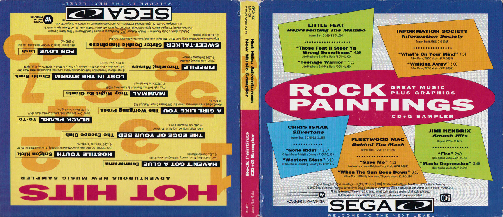 Rock Paintings and Hot Hits - Sega CD