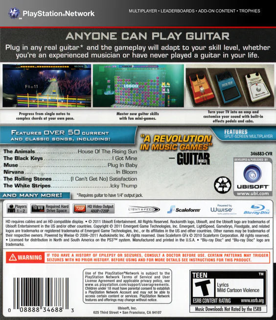 Rocksmith - PlayStation 3