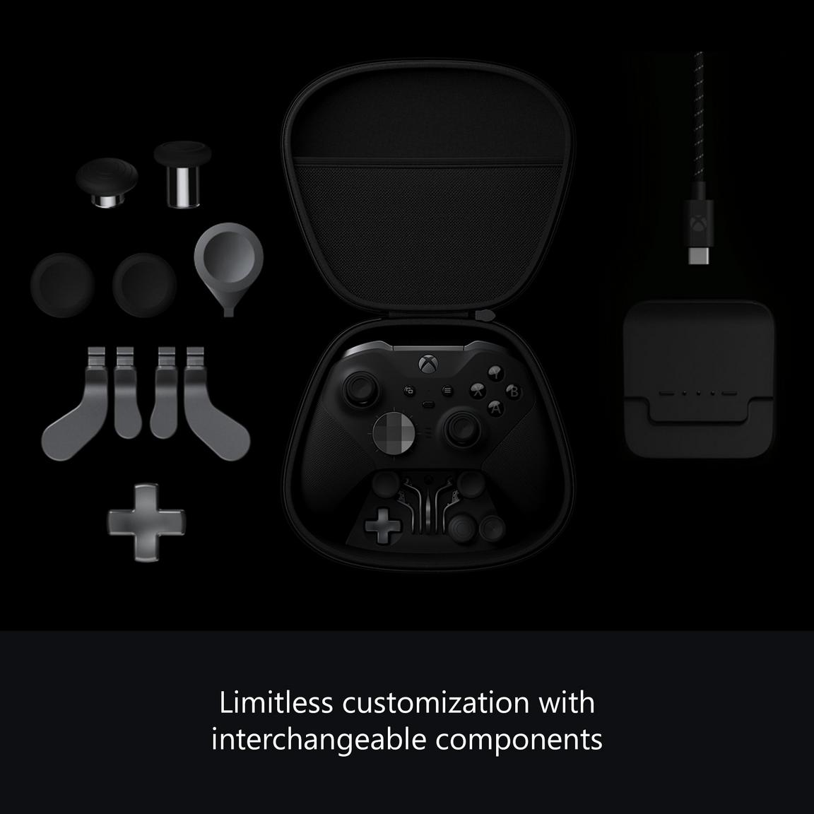 Microsoft Xbox Elite Wireless Controller Series 2 Xbox Series X/S, Xbox One, and Windows Devices - Black
