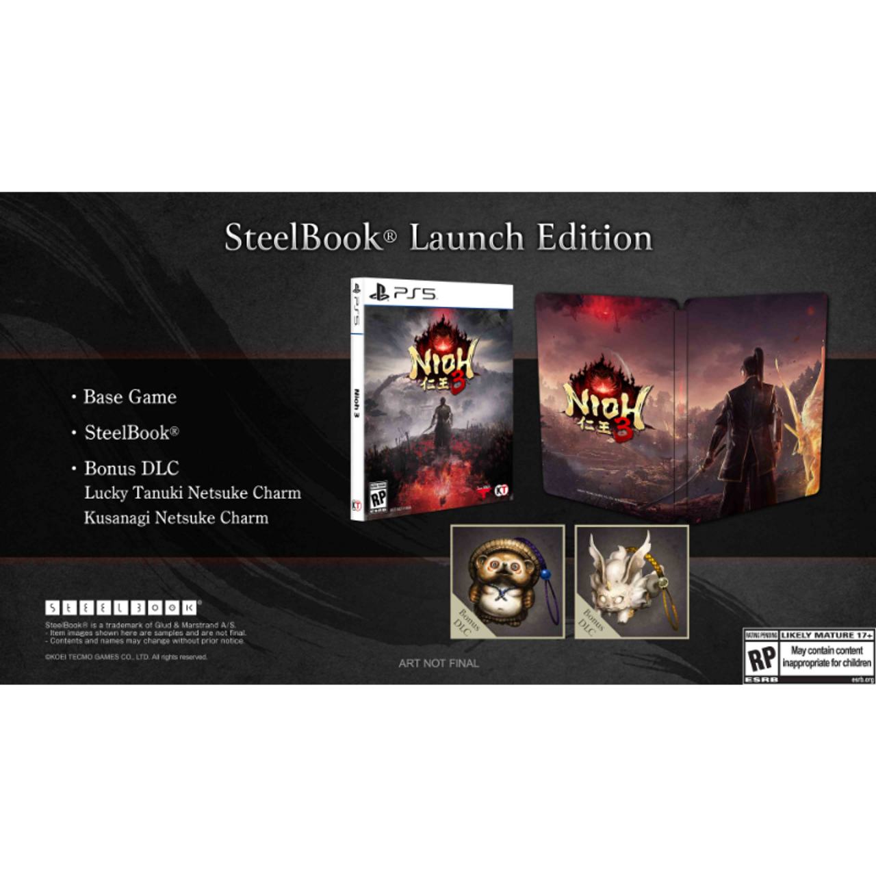 Nioh 3: SteelBook Launch Edition - PlayStation 5