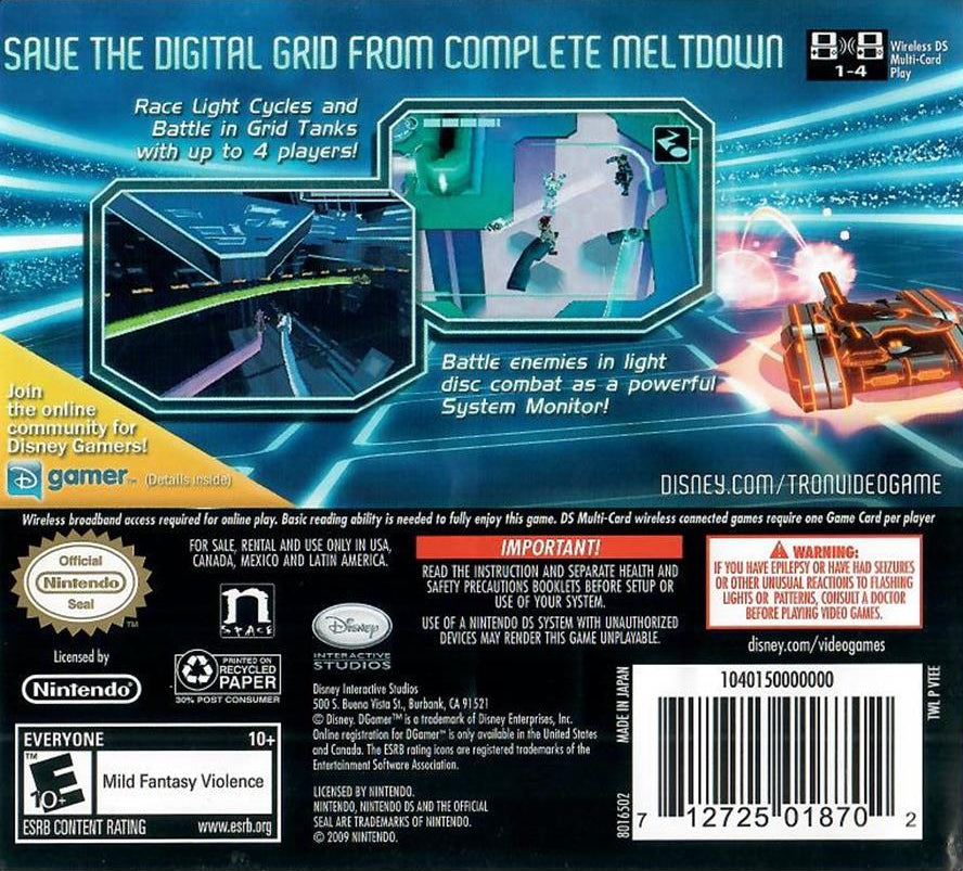 Tron: Evolution - Nintendo DS