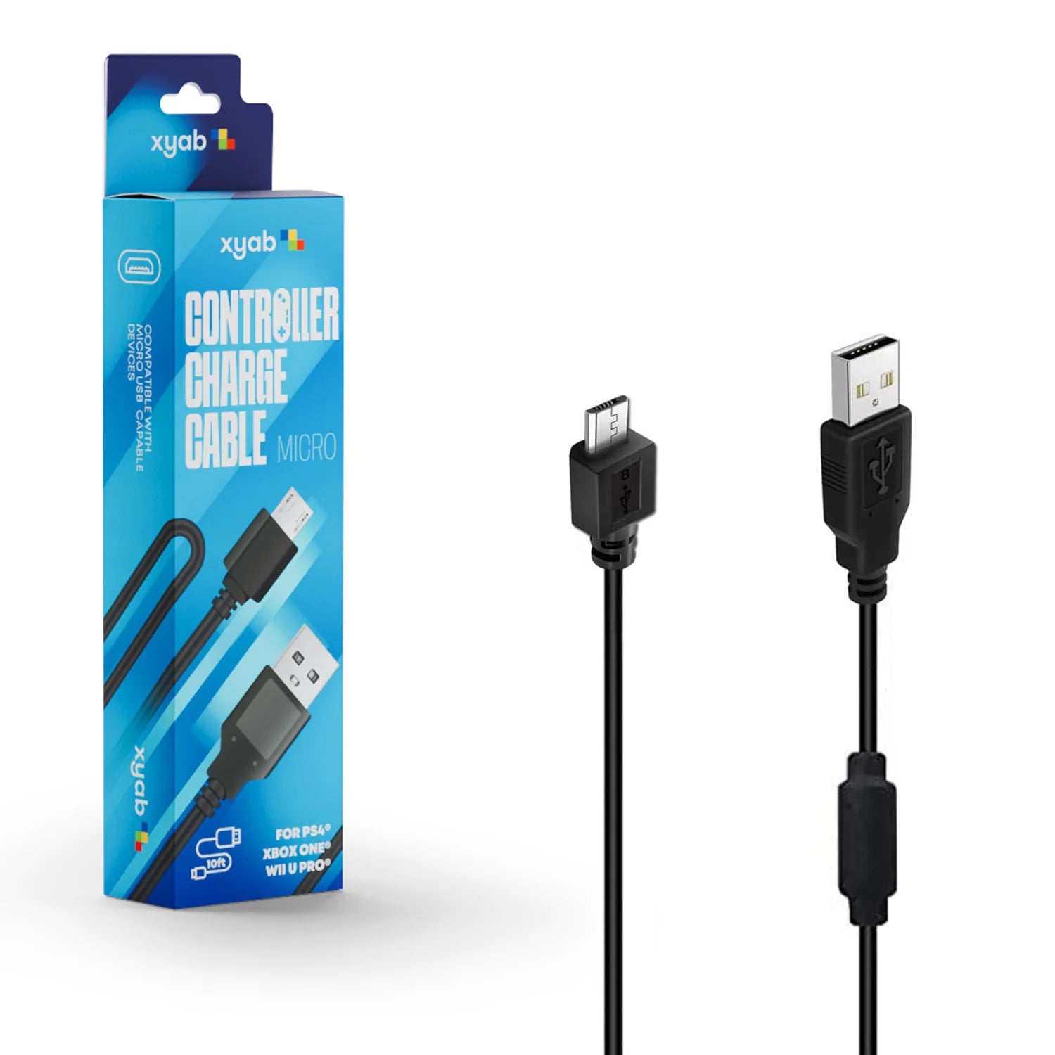 Micro-USB 10FT Charge Cable for PS4 / Xbox One / PS Vita 2000