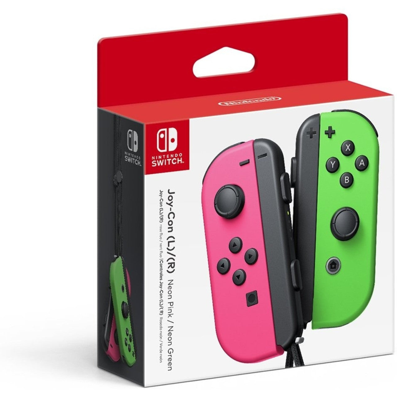 Joy-Con (L)/(R) for Nintendo Switch - Neon Pink/Neon Green