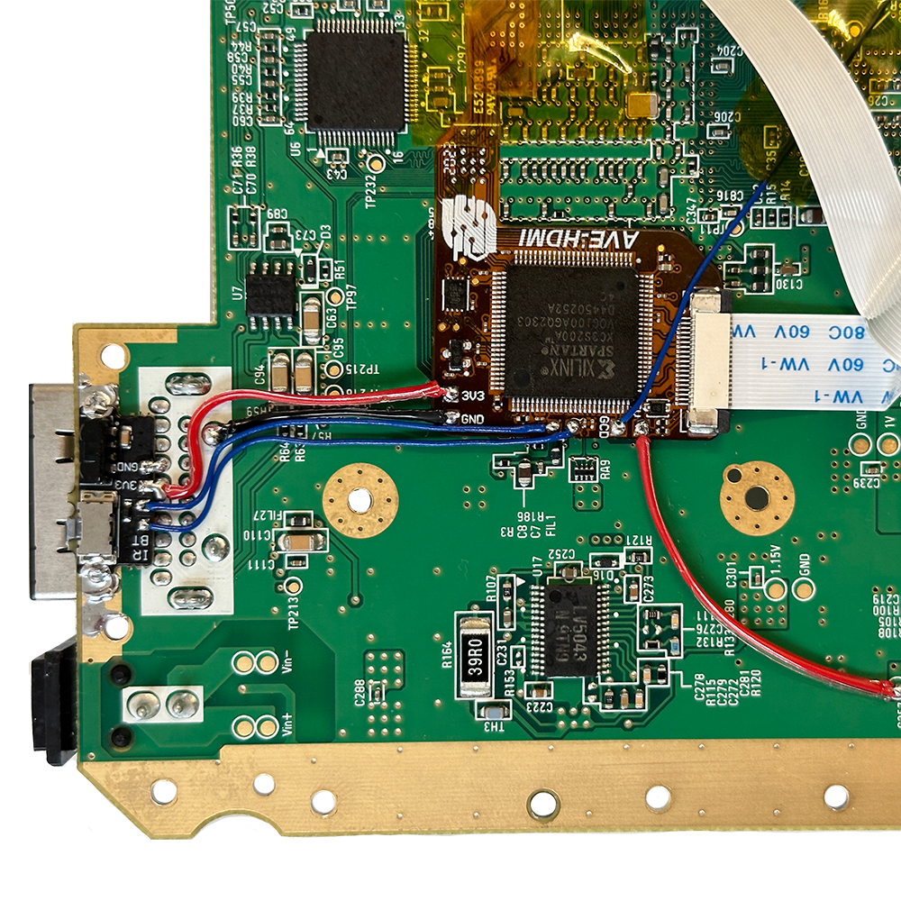 Wii Console with Electron Shepherd HDMI ElectronAVE Kit Pre-Installed