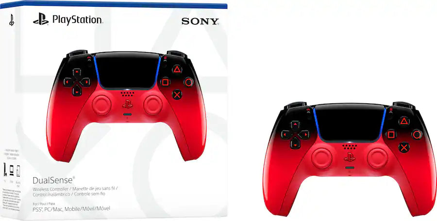 DualSense Wireless Controller for PlayStation 5, PC - Techno Red