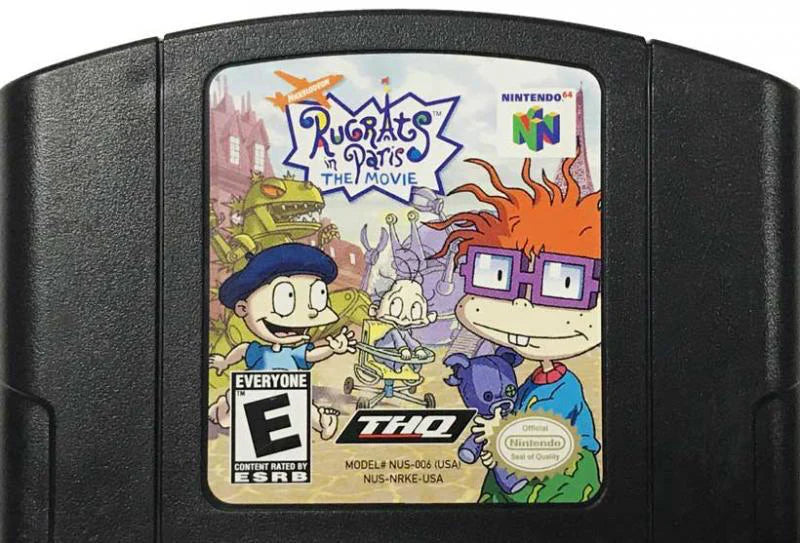Rugrats in Paris: The Movie (Black Cartridge) - Nintendo 64