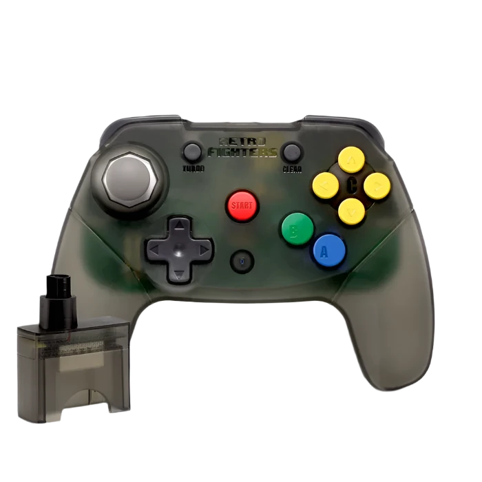 Brawler64 2.4GHz Wireless Controller for Nintendo 64