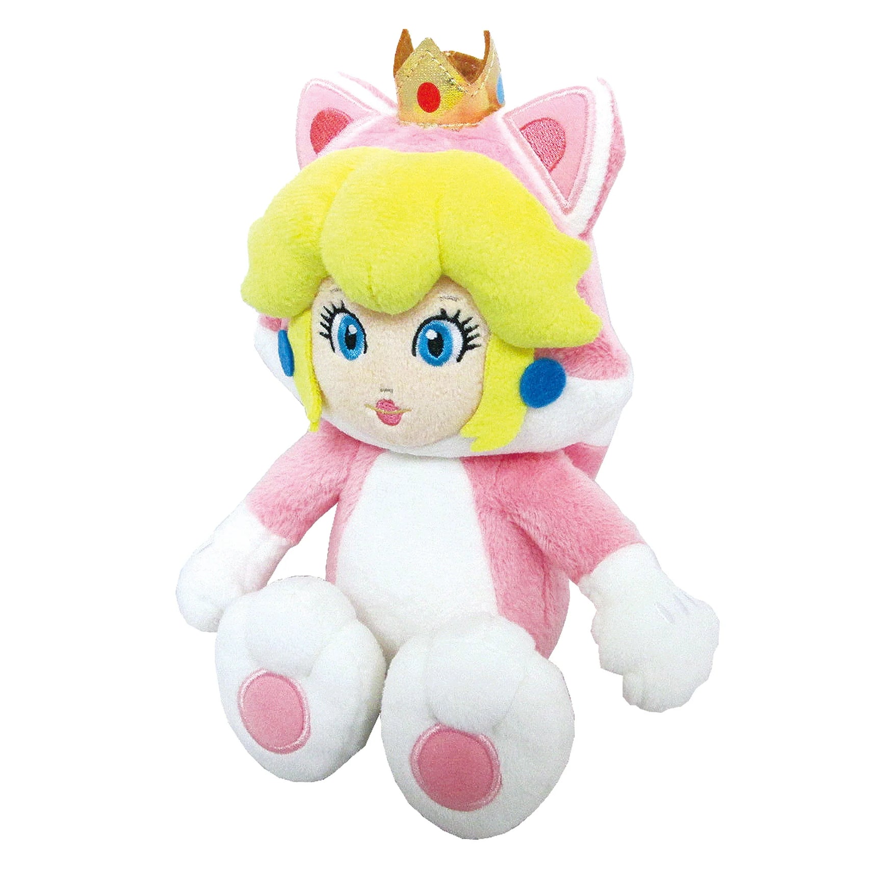 Cat Peach Super Mario 10" Plush