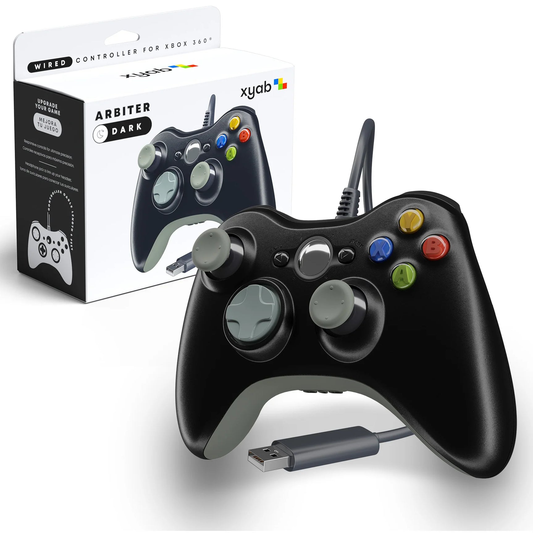ARBITER Wired Controller for Xbox 360 / PC - Black