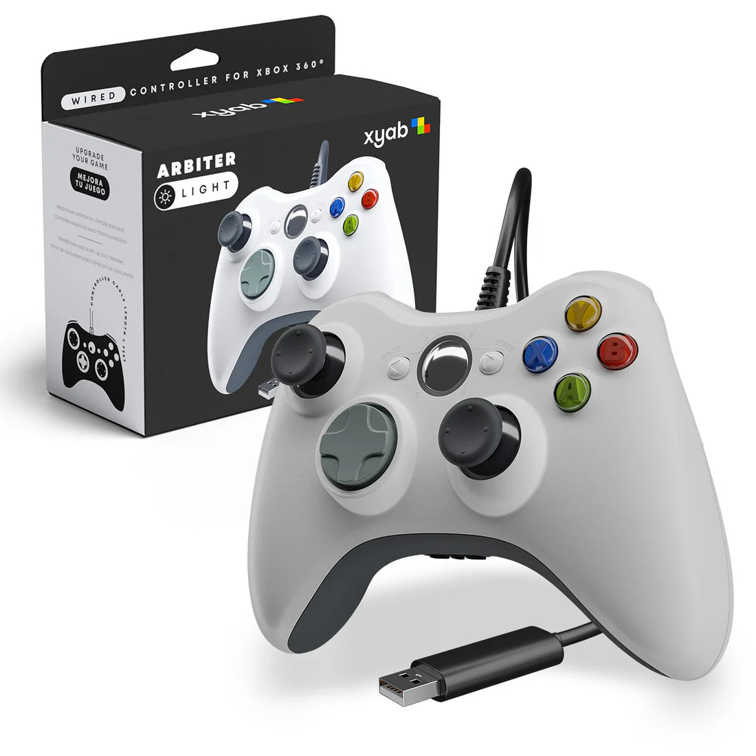 ARBITER Wired Controller for Xbox 360 / PC - White
