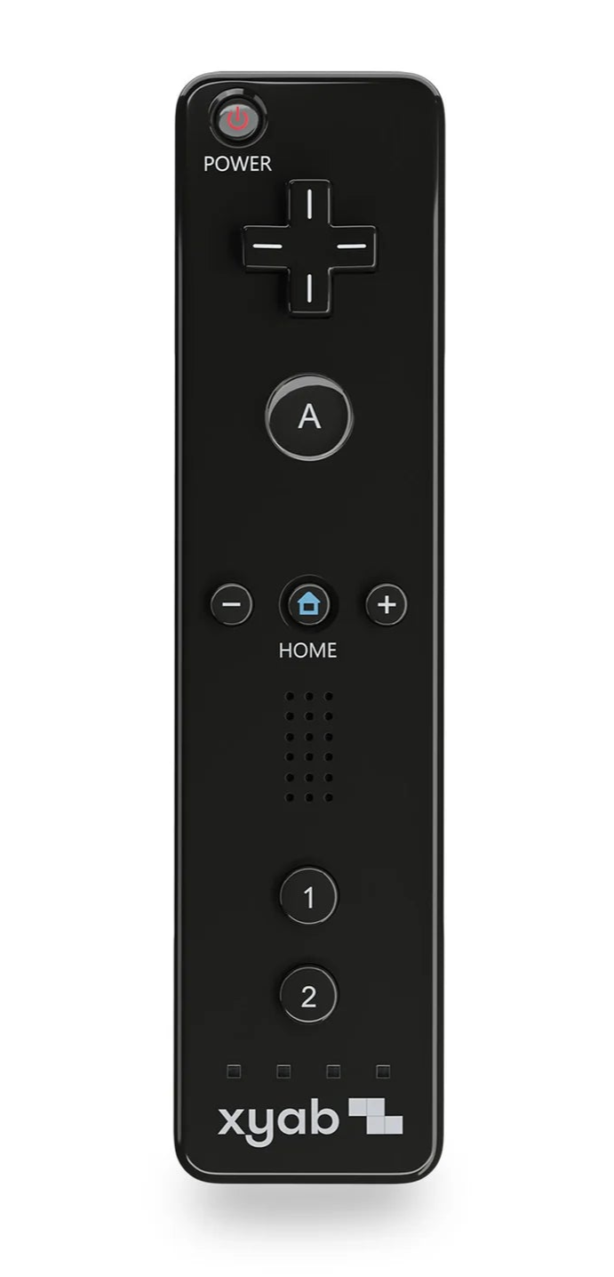 Wireless Remote Controller w/ Motion Plus for Wii / Wii U - Black