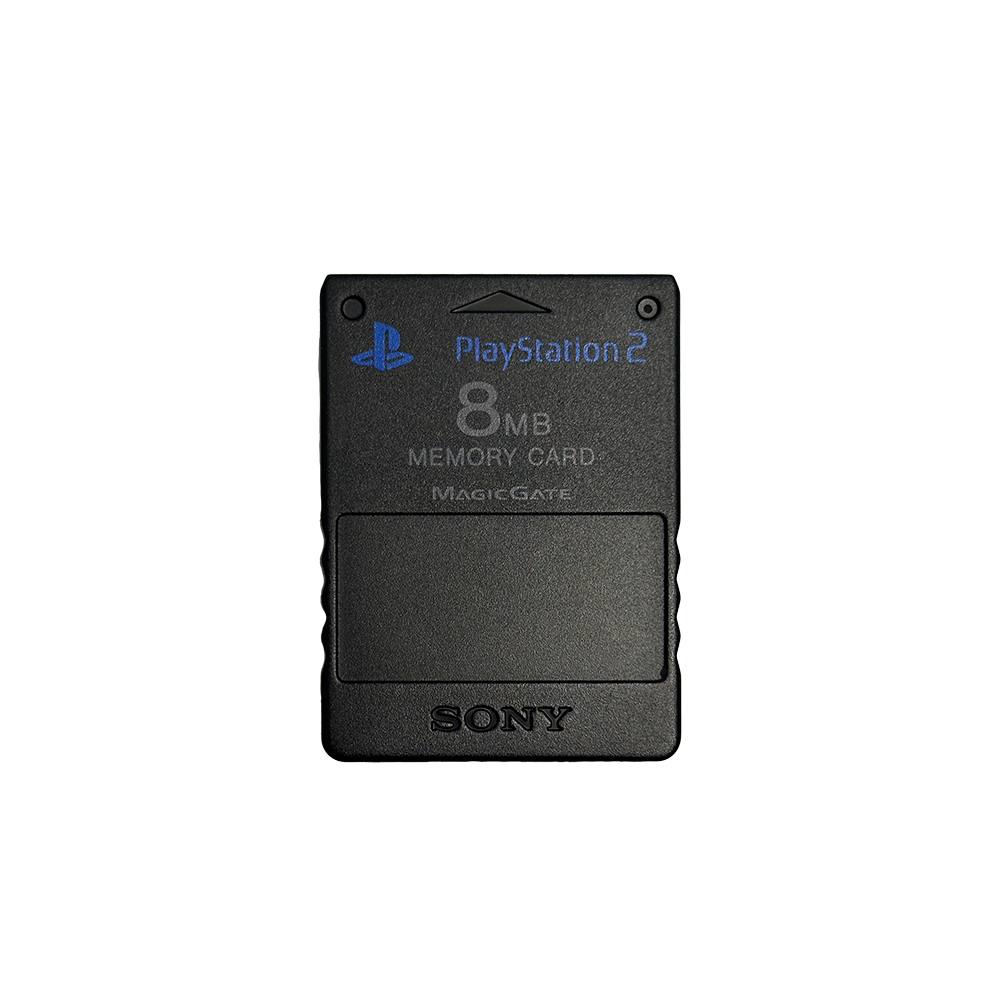 Official PlayStation 2 8MB Memory Card - Black