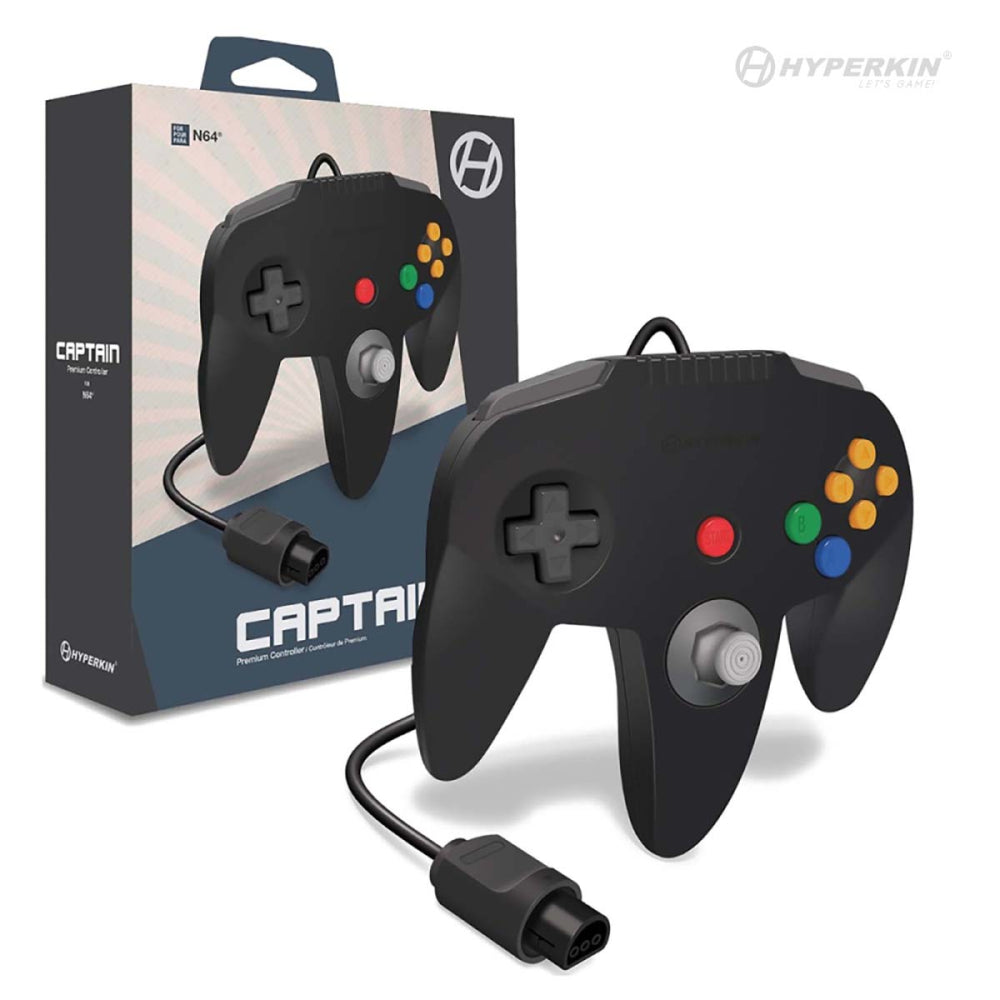 Captain Premium Wired Controller for Nintendo 64