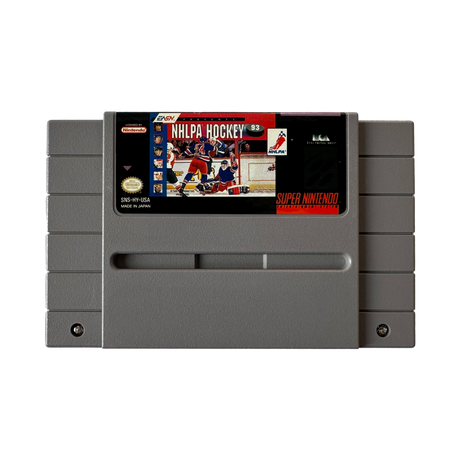 NHLPA Hockey '93 - Super Nintendo