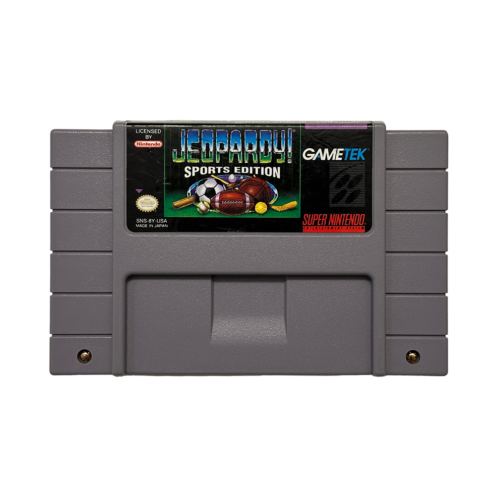 Jeopardy! Sports Edition - Super Nintendo