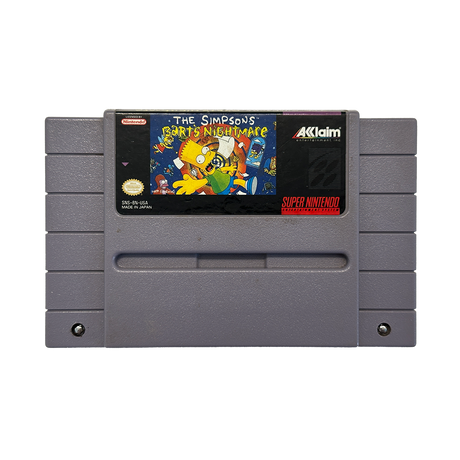 Simpsons: Bart's Nightmare - Super Nintendo
